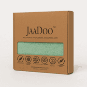 JaaDoo Bamboo Viscose and Microfiber Cleaning Cloth, Reusable Eco Towel for Home, Auto, Glass and Face, 1-Pack