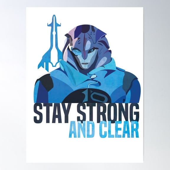 Jaal Mass Effect Andromeda Poster Wall Art, Modern Wall Decor For Living Room Bedroom, 8x12 UNFRAMED