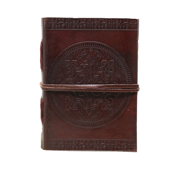 Jaald 18 cm Celtic Leather leather journal sketch book of shadows notebook