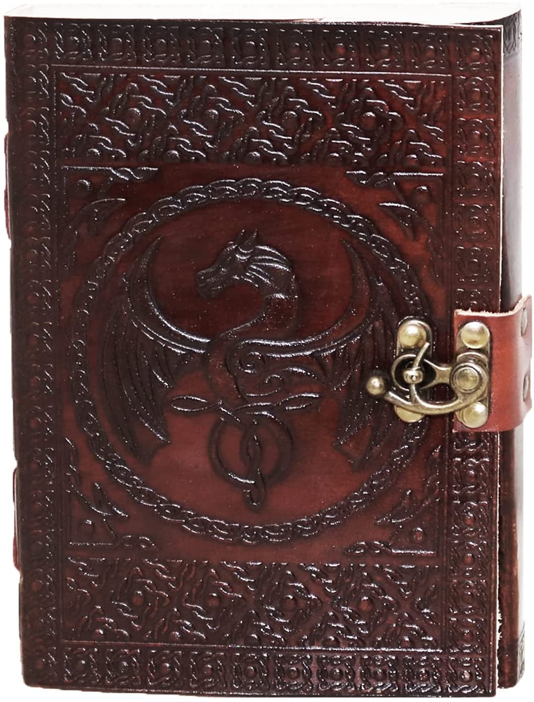 Jaald 18 cm Dragon Book of Shadows Leather Diary Journal Sketchbook