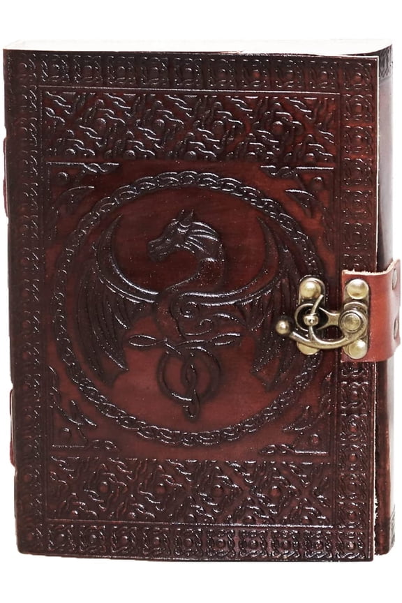 18 cm Dragon Book of Shadows Leather Diary Journal Sketchbook
