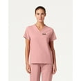 thumbnail image 1 of Jaanuu Magna Women's 3-Pocket Classic V-Neck Scrub Top - Mauve 1X, 1 of 7