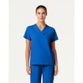 thumbnail image 1 of Jaanuu Magna Women's 3-Pocket Classic V-Neck Scrub Top - Royal Blue L, 1 of 7