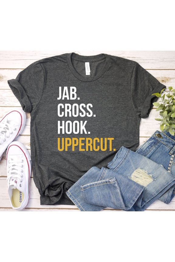 Jab Cross Hook Uppercut Boxing Shirt Boxing Gifts Boxing TShirt Boxing TShirt Boxing Gift