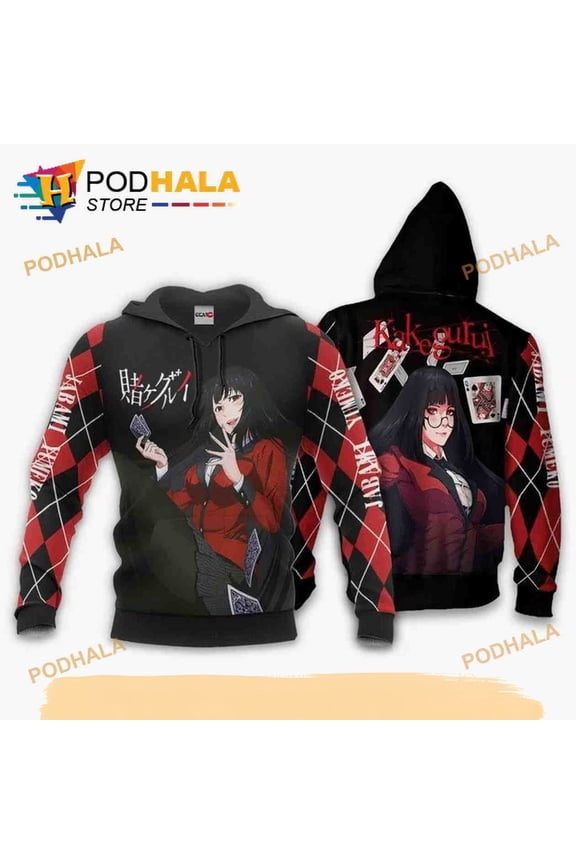 Jabami Yumeko Kakegurui Anime Manga 3D Hoodie