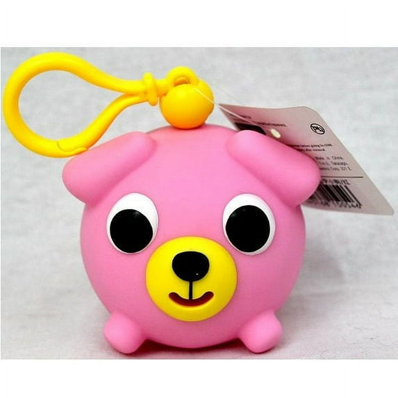 Jabber Ball Dog Keychain Pink - Novelty Toy by Jabber Ball (15021)