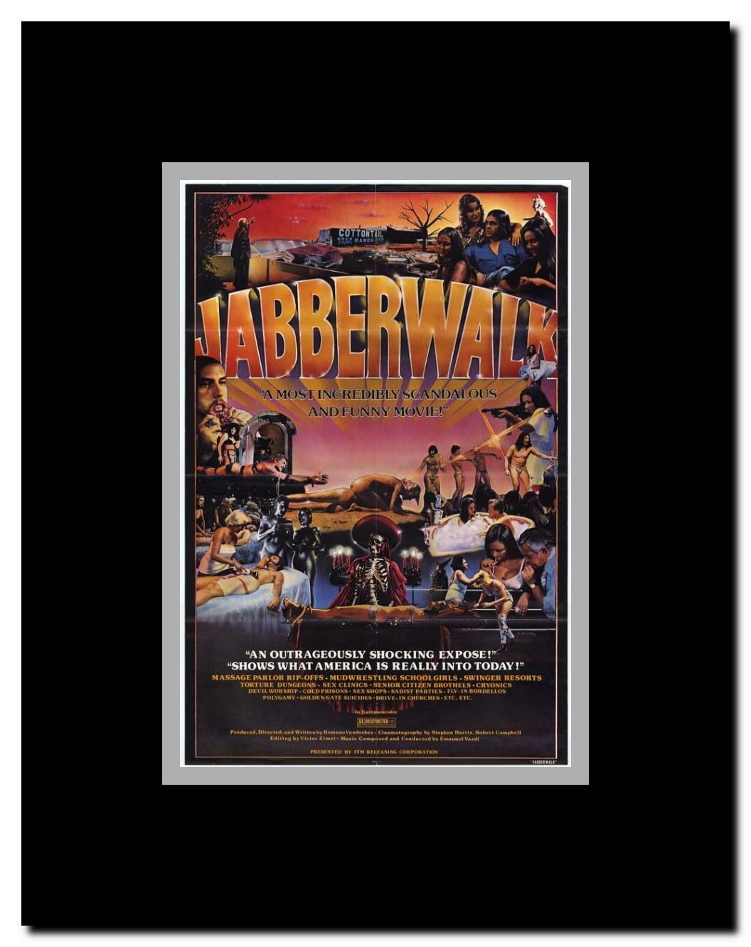 Jabberwalk Framed Movie Poster