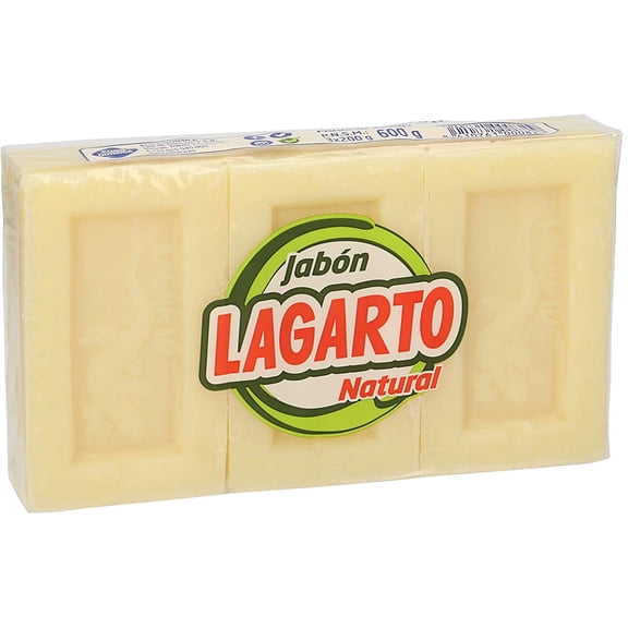 Jabon Lagarto (Lizard Soap) Natural soap 3 x 200 g