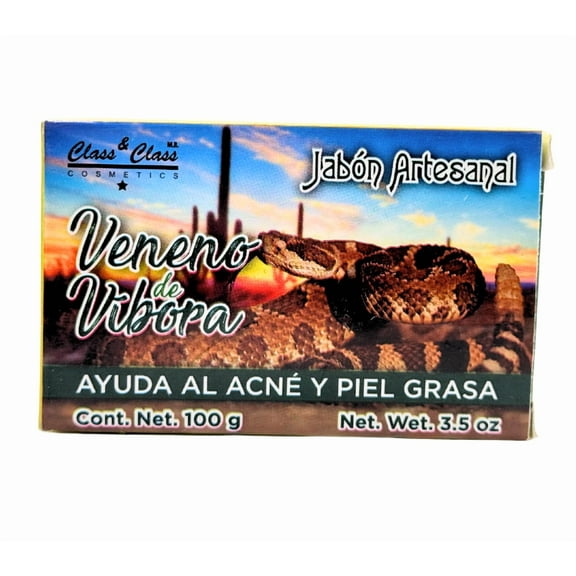 Jabon Vibora de Cascabel 100% Natural Rattlesnake Soap Pack of 2
