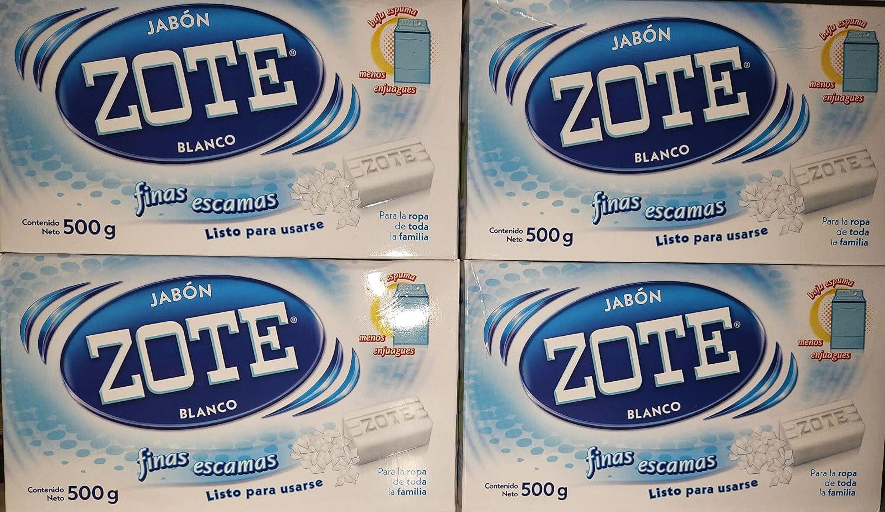 Jabon Zote Blanco Laundry Flakes (4), Pack of 3 - Walmart.com