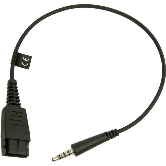 Jabra Quick Disconnect (QD) to straight 3.5 mm Jack Cord 8800-00-99