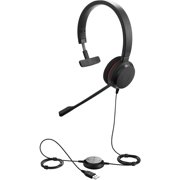 Jabra Evolve 20 - USB-C, UC Mono Wired Headset Black