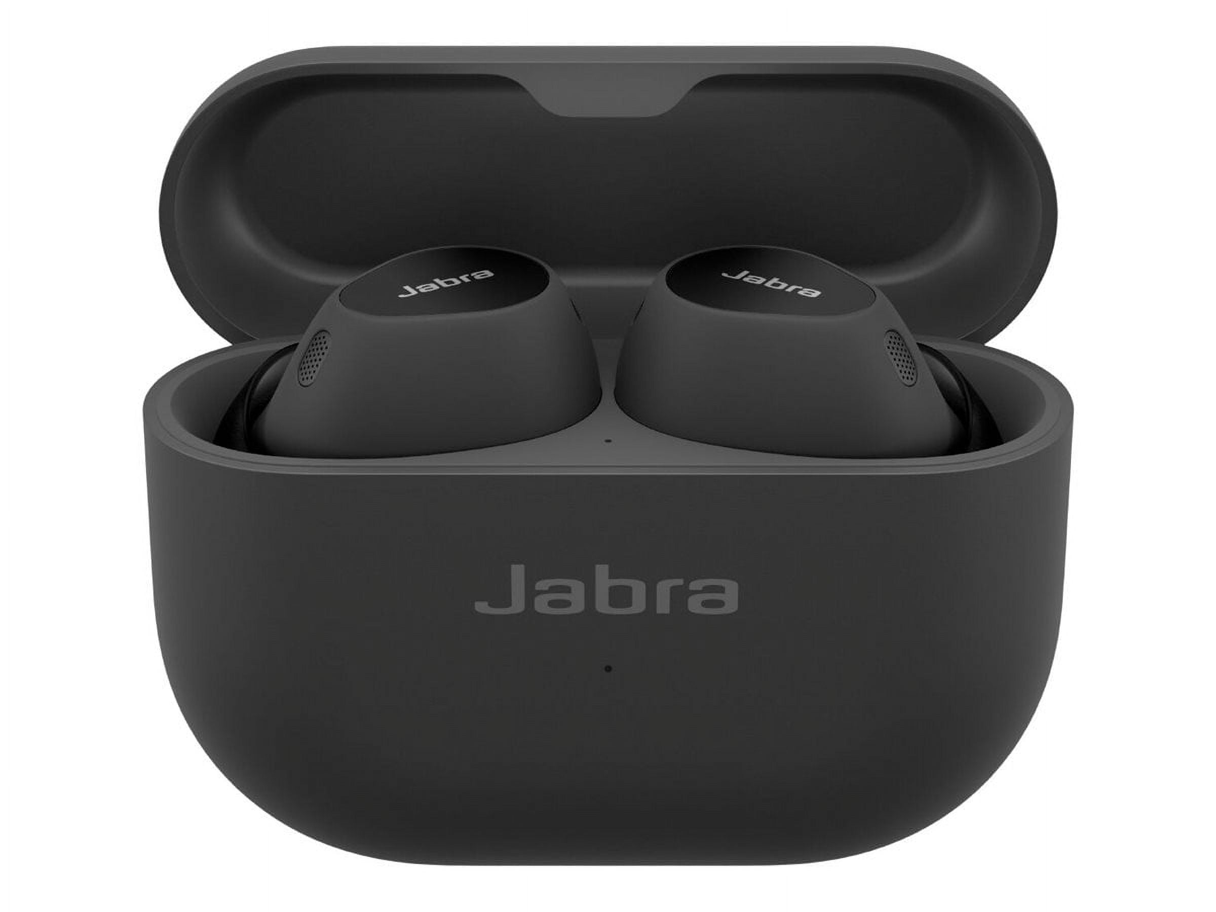 canceling True Jabra gloss in-ear - Bluetooth mic active 10 - - - - wireless earphones black with noise Elite