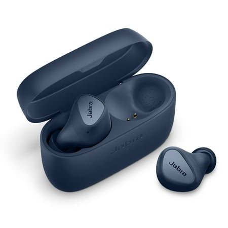 Jabra - Elite 4 True Wireless Noise Cancelling In-ear Headphones - Navy