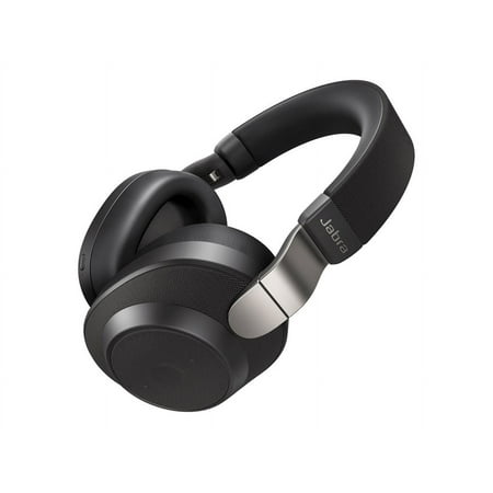 Jabra - Elite 85h Wireless Noise Cancelling Over-the-Ear Headphones - Titanium Black