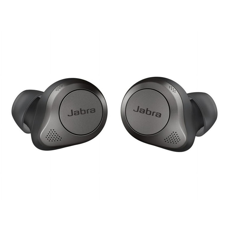 Jabra Elite 85t True wireless earphones with mic in ear Bluetooth active noise canceling noise isolating titanium black Walmart