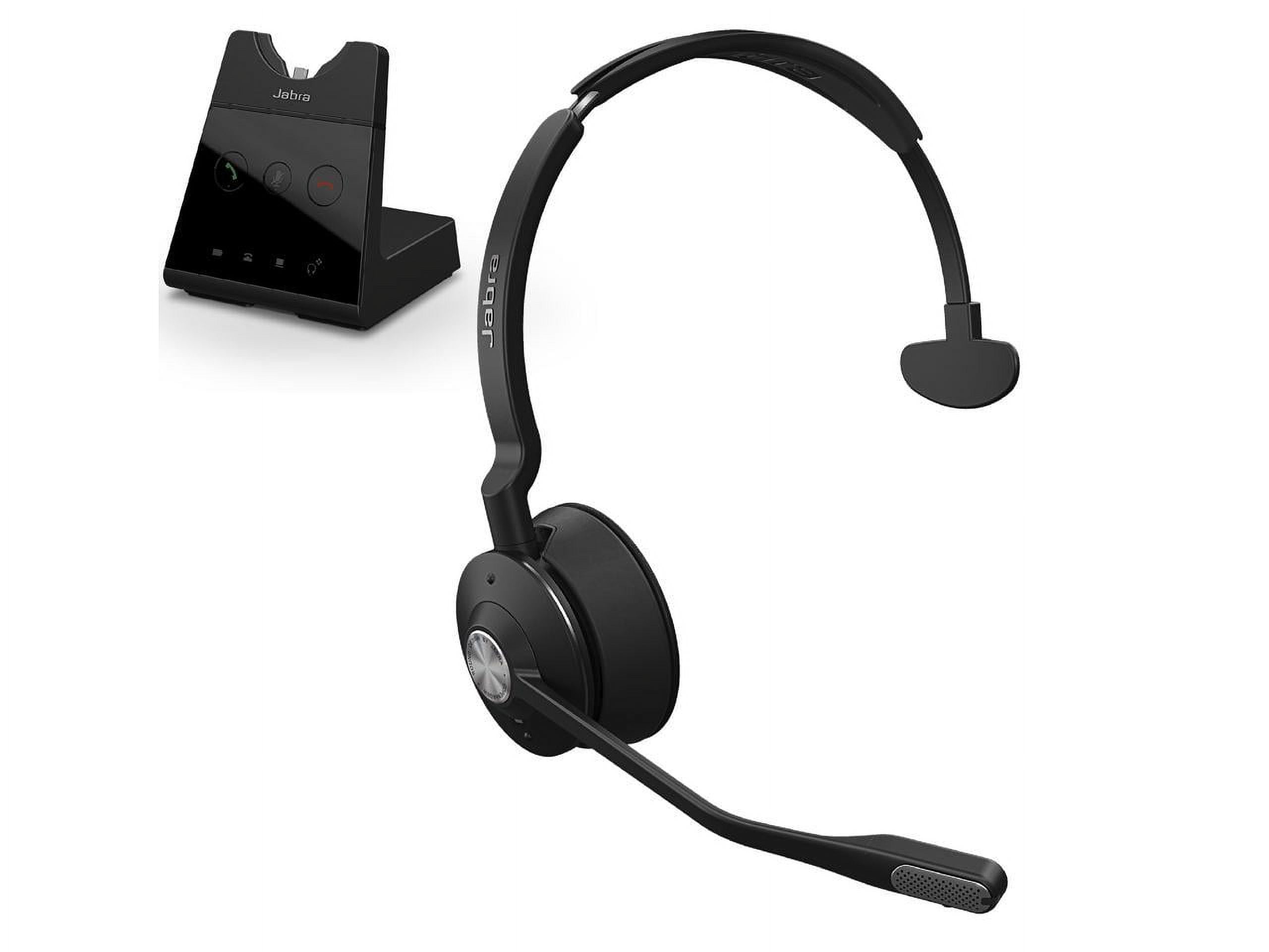 Jabra, Engage 65 Mono Wireless Headset, Black, Noise-Cancelling