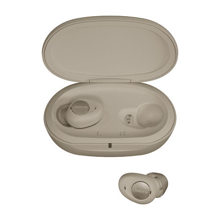 Jabra - Enhance Plus Self-fitting OTC Hearing Aids With iPhone Streaming For Music & Calls - Gold Beige