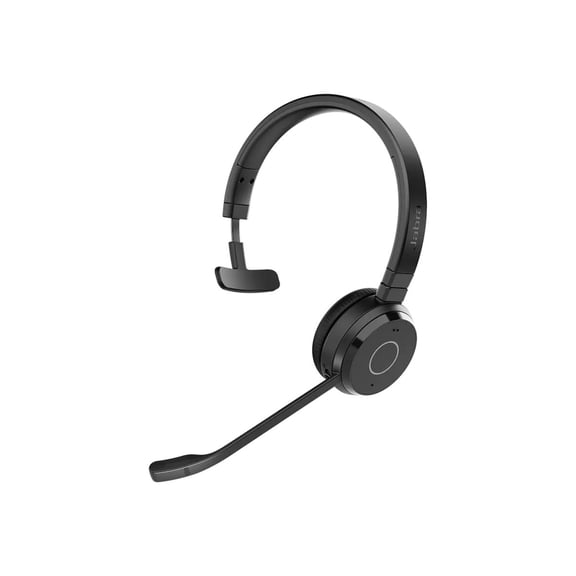Jabra Evolve 65 TE Mono - Headset - on-ear - convertible - Bluetooth - wireless - USB - Optimized for Microsoft Teams