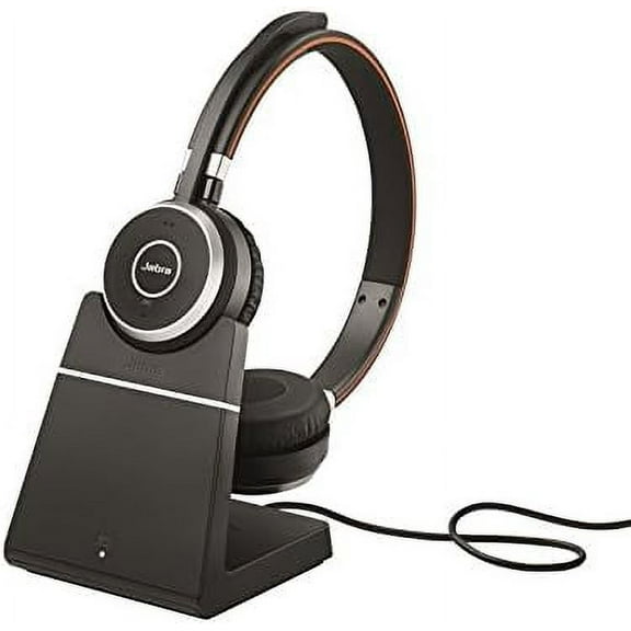 Jabra Evolve 65+ UC Stereo Wireless Headset / Music Headphones