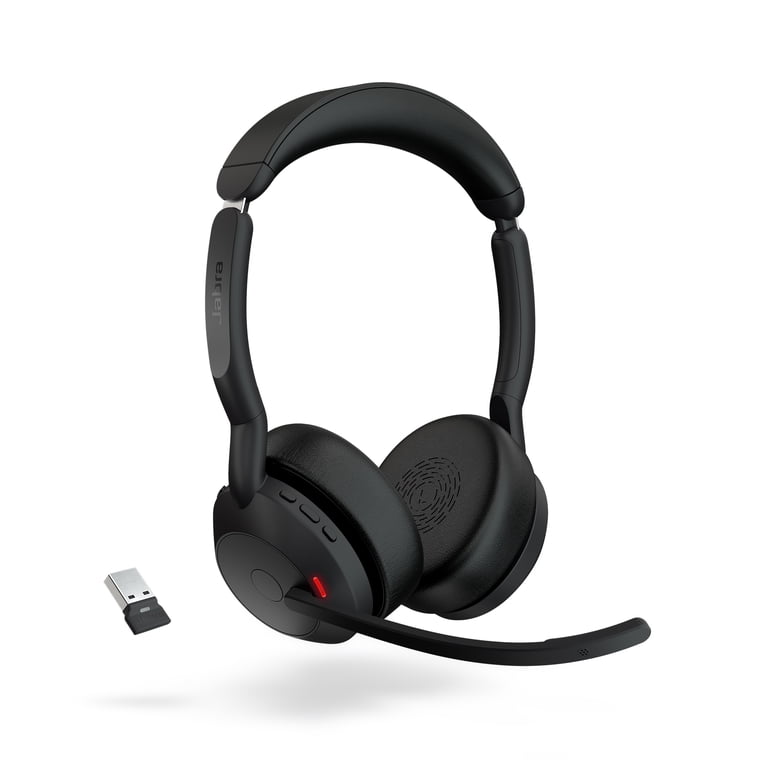 Jabra Evolve2 55 MS Stereo Noise Cancelling Wireless Headset