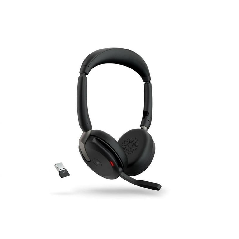 65 Evolve2 380c, (26699-989-899-01) Wireless UC Black Jabra Stereo Link Headset, Flex