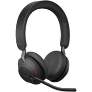 Jabra Evolve2 65 MS Wireless Headphones W/Link 380a Stereo Microsoft Teams