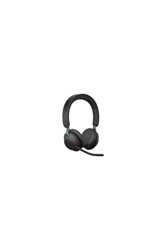 Evolve2 65 MS Wireless Headphones W/Link 380a Stereo Microsoft Teams
