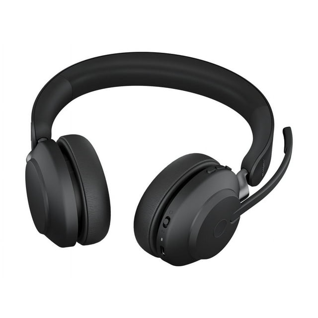 Jabra Evolve2 65 Mono Wireless On-Ear Headset (Microsoft Teams, USB Type-A, Black)