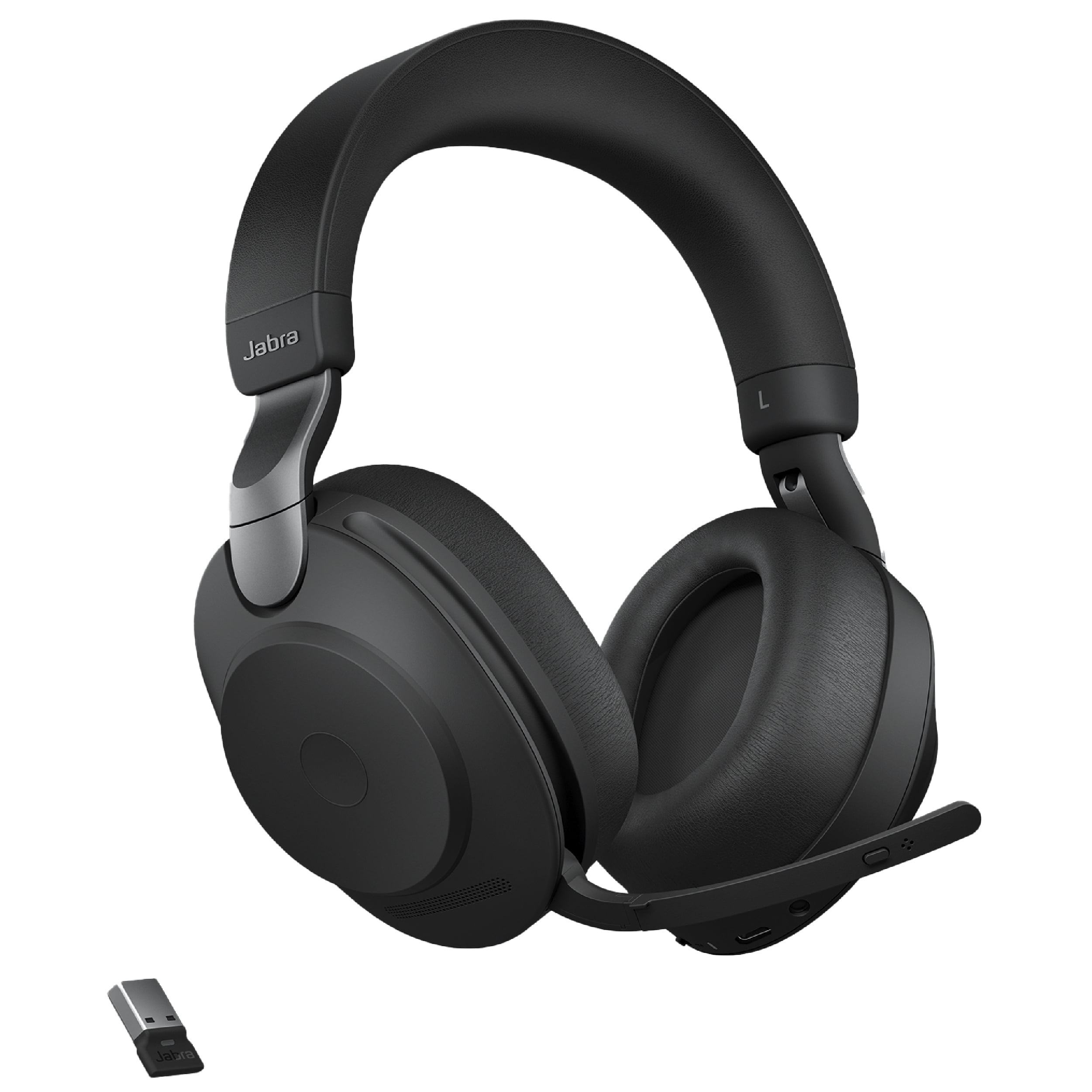 Jabra Evolve2 85 - USB-A MS Teams Stereo - Black Wireless Headset / Music Headphones Black