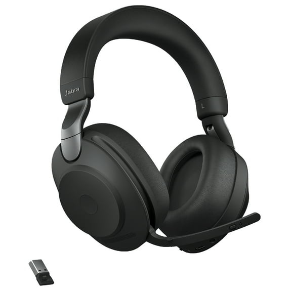 Jabra Evolve2 85 - USB-A MS Teams Stereo - Black Wireless Headset / Music Headphones Black