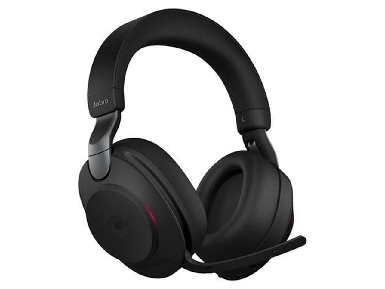 Jabra Evolve2 85 Link380c MS Stereo - Black Wireless Headset / Music Headphones (Microsoft Teams, USB Type-C, Noise-Canceling) - image 1 of 11