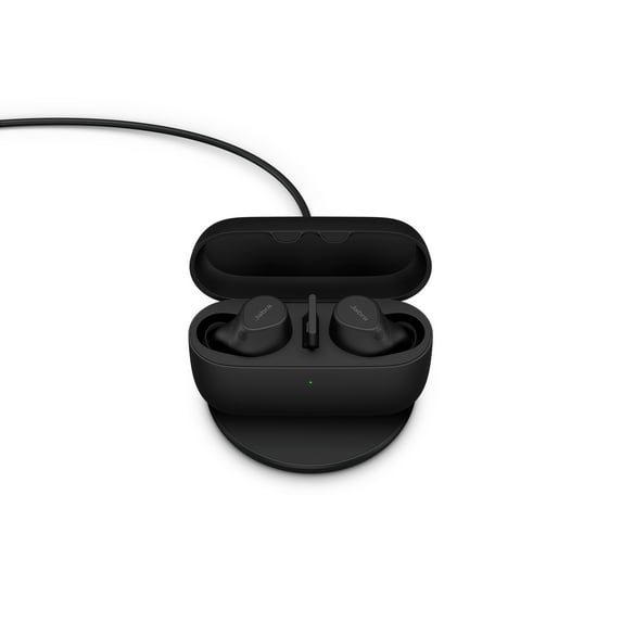 Jabra Evolve2 Buds - USB-A UC - Wireless Charging Pad True Wireless Earbuds Black
