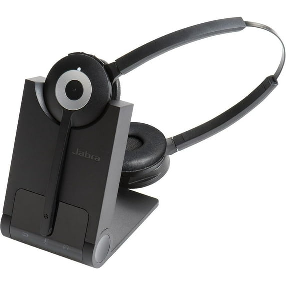 Jabra Pro 930 Duo Wireless Headset for Softphones - Black