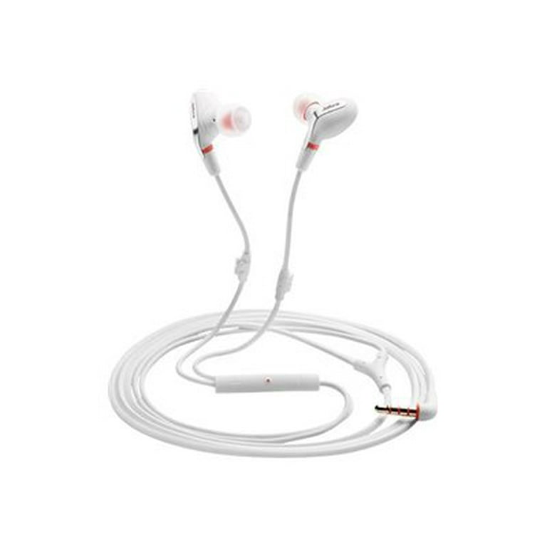 Jabra Vox Earphones with mic in ear wired white Walmart