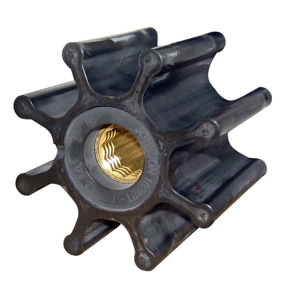 7" Black JABSCO Neoprene 10 Blade Impeller Kit