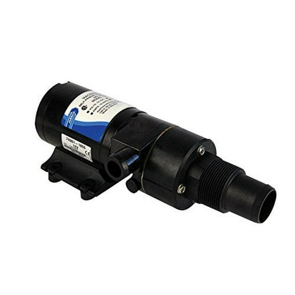 Jabsco 18590-2092 Macerator Pump, Self Priming, Run Dry Protection, Waste Evacuation, 12 Volts Dc,Black