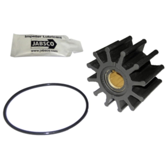 7" JABSCO Black Neoprene 12 Blade Impeller Kit