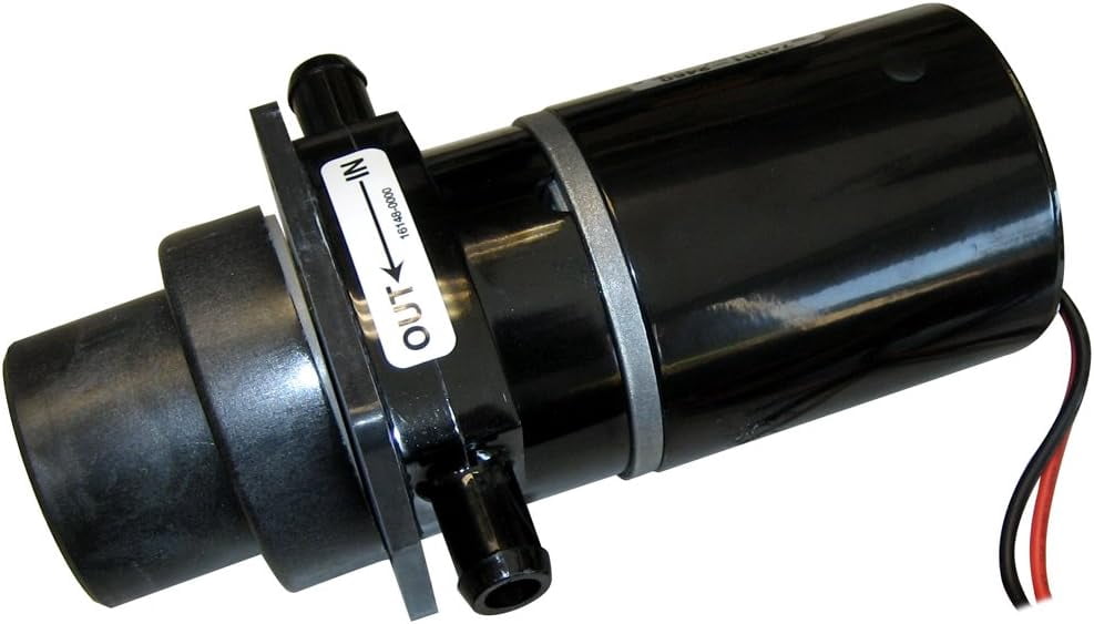 Jabsco 37041-0010 Marine Marine Electric Toilet Macerator Sub Assembly Kit, 12-Volt, 37010-serie, zwart