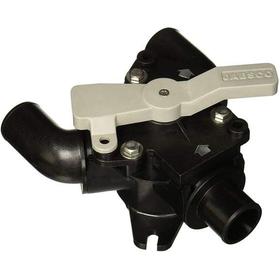 Jabsco 45490-1000 Marine Waste Tank Y-Valve,Black