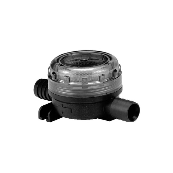 Jabsco 464000002 Pumpguard Fine Mesh In Line Strainer, 1/2" Hose Barb In/Out, Straight