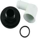Jabsco 58107-1000 Bowl Spud, Black, Toilet Part