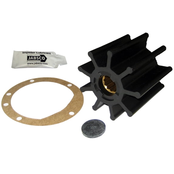 Jabsco Impeller Kit - 9 Blade - Nitrile - 3-3/4" Diameter x 3-1/2" W, 1"...