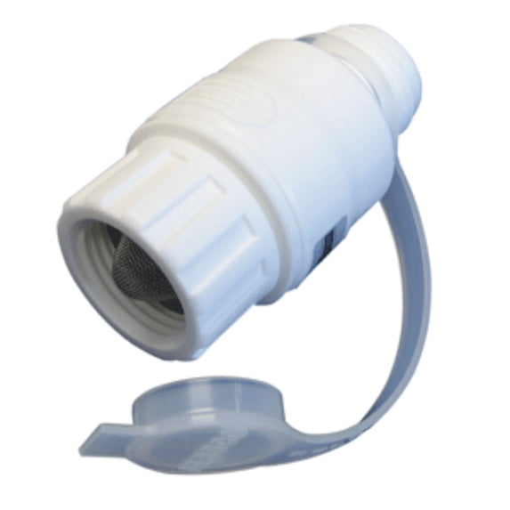 6" White Jabsco In-Line Water Pressure Regulator 45 Pounds per Square Inch