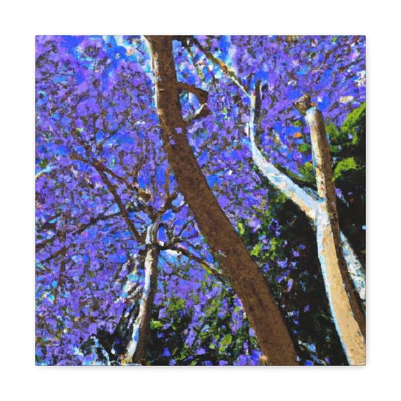 Jacaranda Tree Pop Art - Canvas
