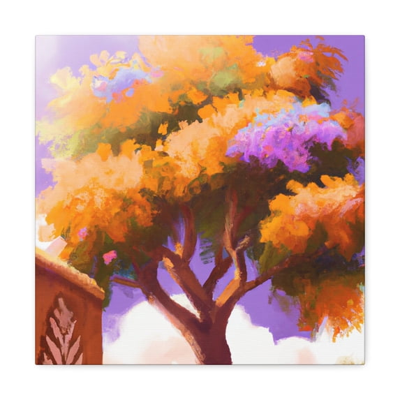 Jacaranda Tree Splendor - Canvas