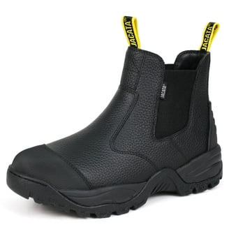 ROCKROOSTER Black Work Boots 6-inch Steel Toe, Slip-On, AK-227 Bakken, Size 8 618XkOOdkTL._AC_UY900_.jpg main image 4