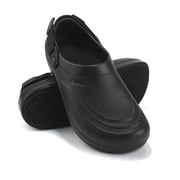 Jacata Mens Comfort EVA Clogs Slip Resistant Work Shoes Black