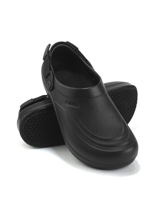 Men's Comfort EVA Clogs Slip Resistant Work Shoes (Black)