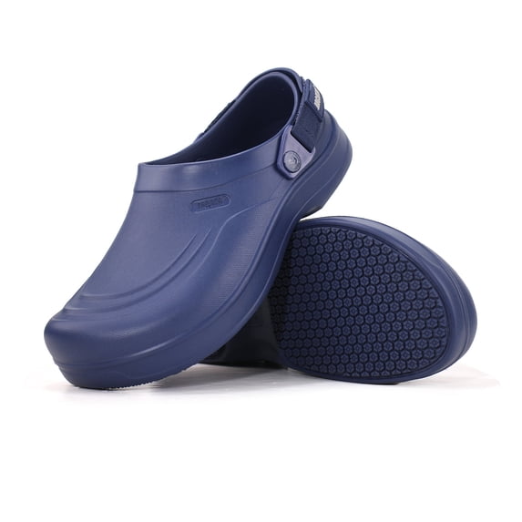 Jacata Men's Comfort EVA Clogs Slip Resistant Work Shoes (Blue)